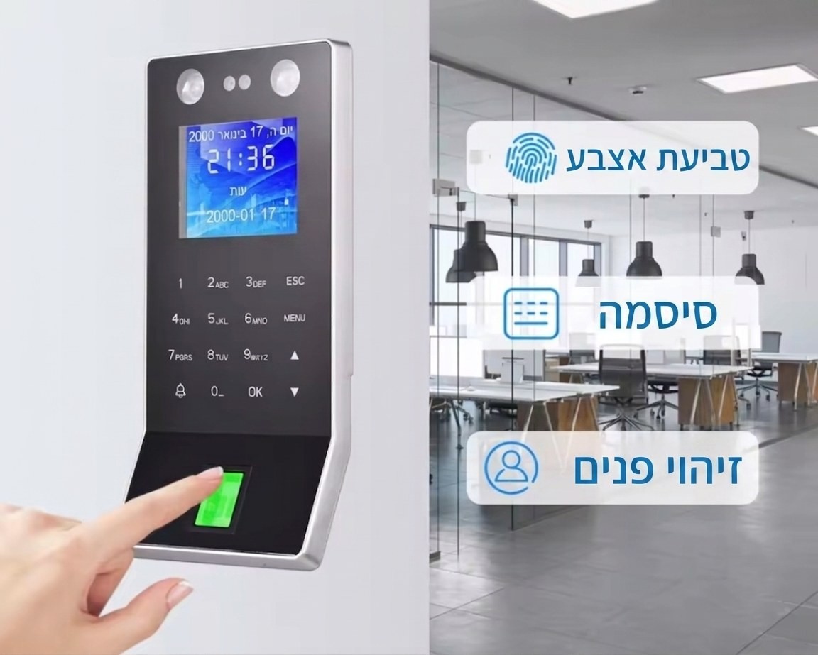 שעון נוכחות חכם ומאובטח של ניקוד